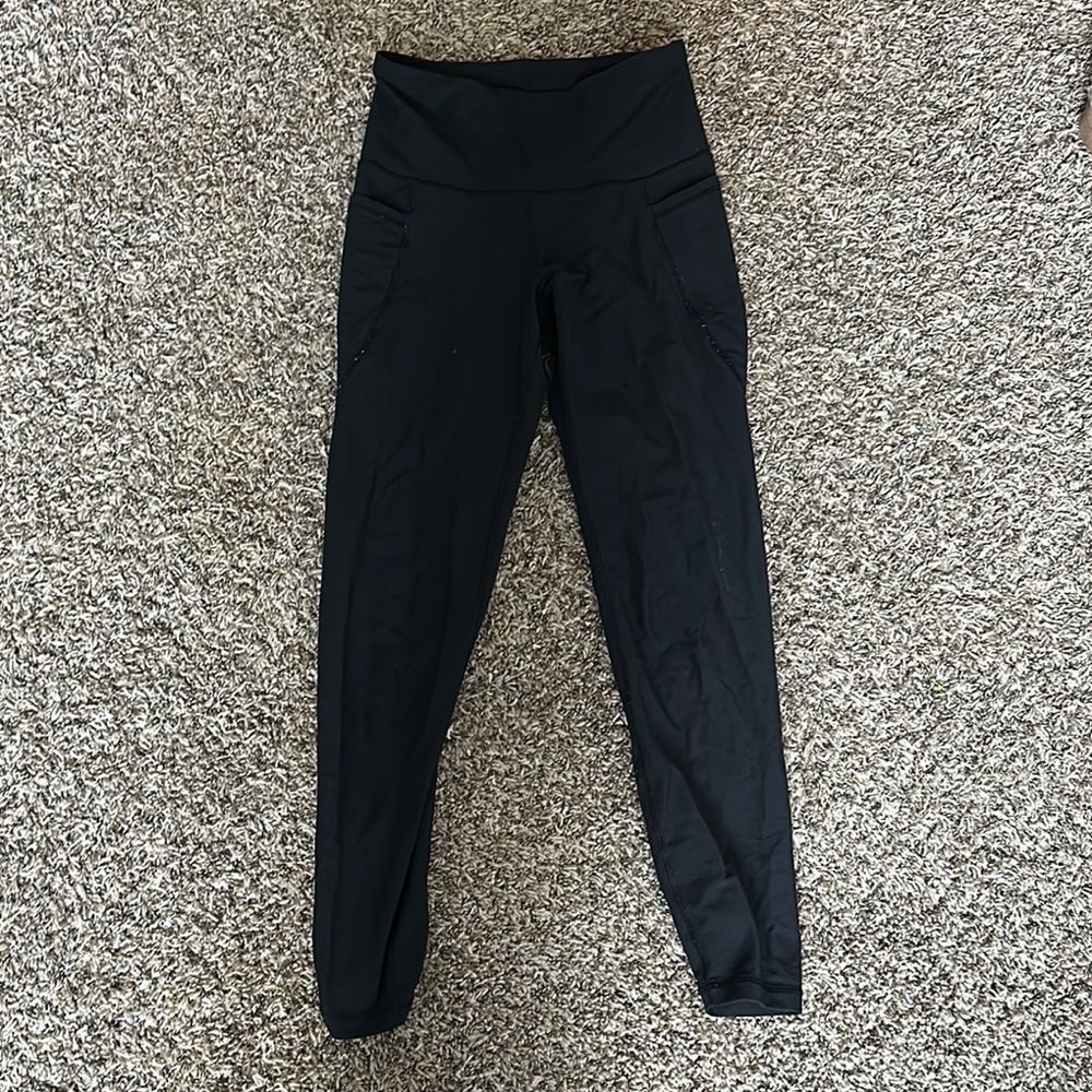 Black High-Waisted Leggings
